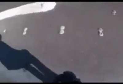 Mother to son on motorcycle: 