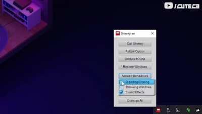 I made some Interactive Crewmates that Live on my Desktop <3