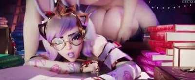 Rei taking a study break (Gecko) [Paladins]