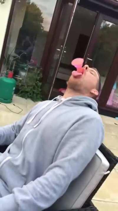 Scrote to the throat