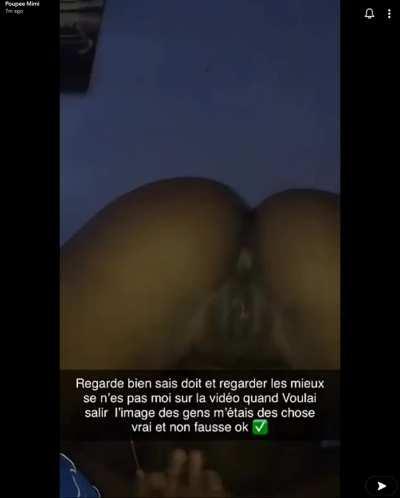 She just posted this on snap, her public snap