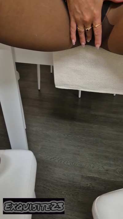 Teasing in my nylons