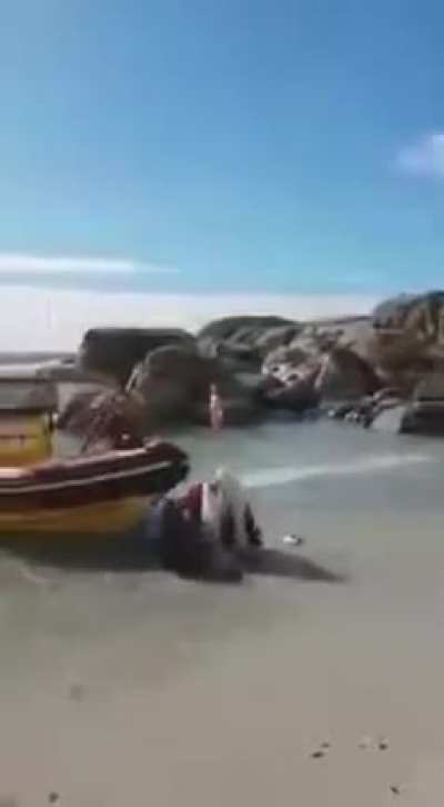 Santa having a bad day