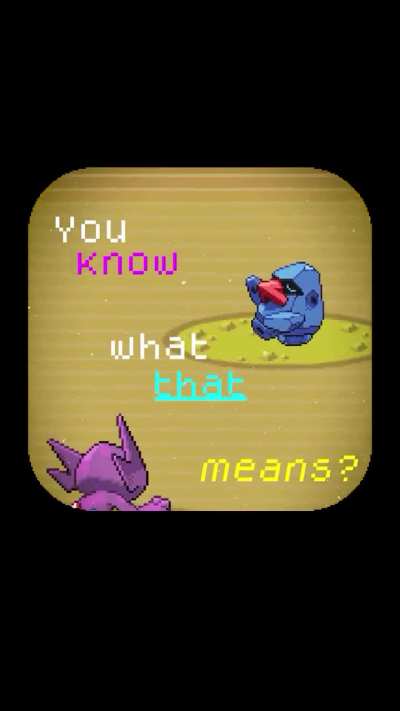 You know what that means ~~