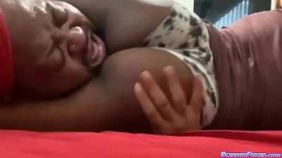 Get ready to feel claustrophobic because this video puts you so close to the action, you’ll actually feel like you’re right there struggling for every breath. Goddess Faith holds nothing back, making her bf beg for his life!