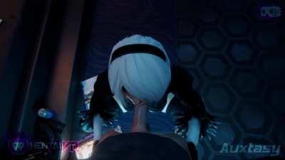 2B Stays in an Sucks (Hentai VR / Auxtasy) [Neir Automata]