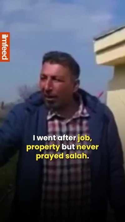 Earthquake survivor has one regret after losing everything