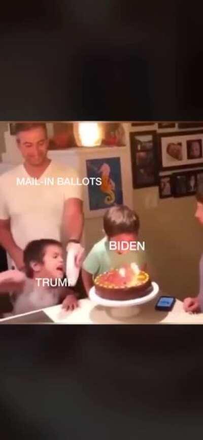 The current state of the Election 2020, source: Twitter @zacmcbride619