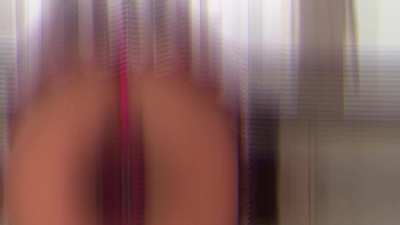 Shortest school uniform skirt, high heels, long legs, a pussy panties wedgie with a lace thong which covers nothing but makes all the things more exciting and she twerks.. probably world´s most slowest twerk, ass shaking but it makes all more attractive..