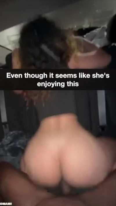 Sorry mate. I caught her looking at my cock