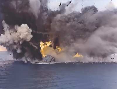 The sinking of HMS Barham, 1941 (HD). 