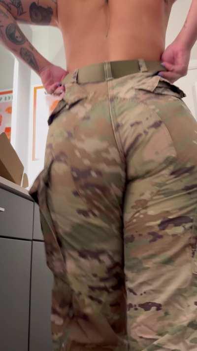 What about a women in unform with wide hips 