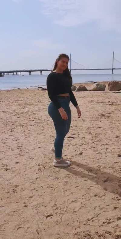 In terms of ass she's definitely gifted