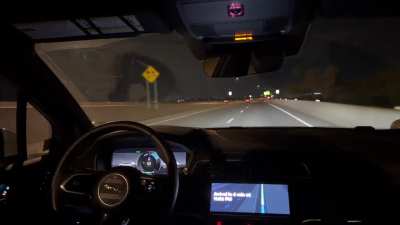 POV Video of Waymo entering the freeway in Scottsdale, Arizona.