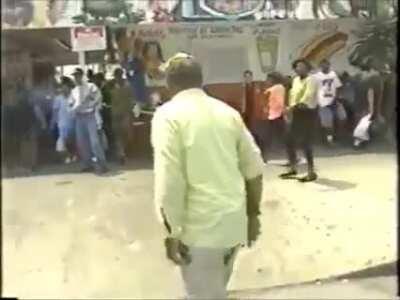 Black Business Owner Confronts Looters in Los Angeles - 1992 L.A. Riots