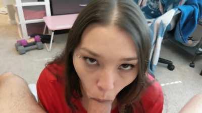 I'm so thankful I have a big dick to suck and cover me in cum, lol happy thanksgiving!