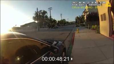 Police officer almost gets executed