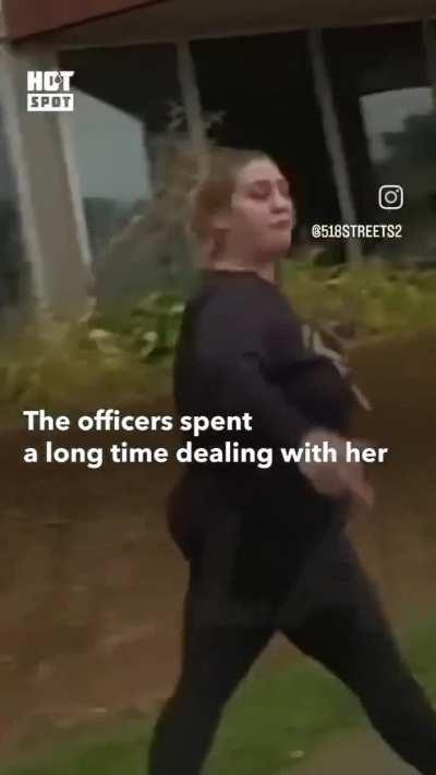 Remember that woman that called the cops on her bf, but when they showed up she pretended she didn't? She's baaaack