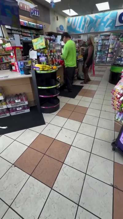 Woman goes on an unhinged rant