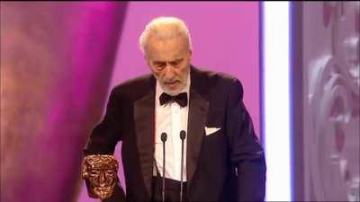 In 2011, Christopher Lee received the BAFTA Fellowship award, the highest honor given by the organization. His acceptance speech is nothing short of humble and moving