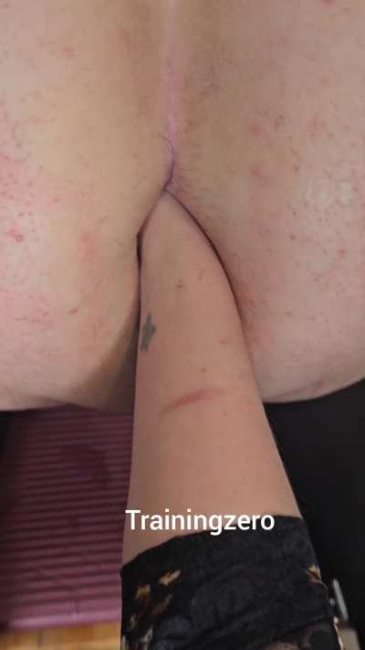 Taking my entire fist like a good boy. I've trained your ass so well! 