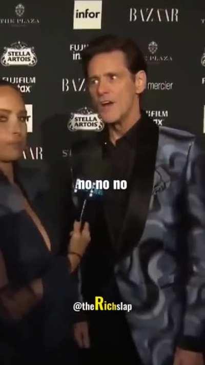 Jim Carrey spitting facts