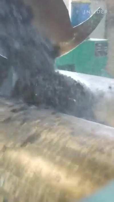 Recycling tires into paving bricks