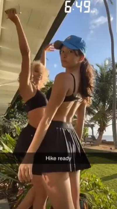 Lily Chee in her hiking outfit