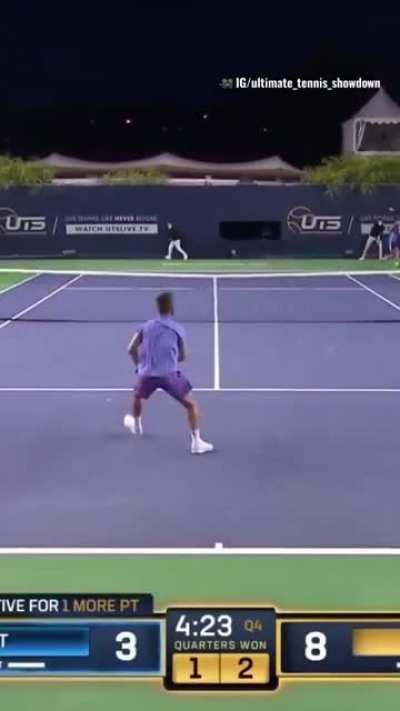 When coach says to stop swinging at your volleys