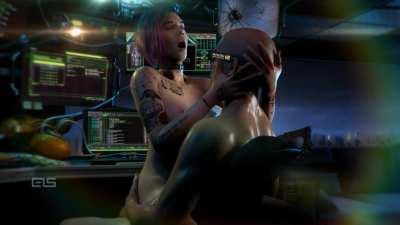 Judy Alvarez hot ride ( anielSzal ) [cyberpunk 2077]