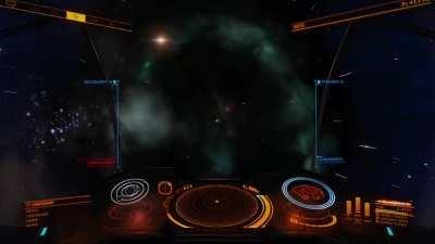 The worst kind of jumpscare I needed on the last few jumps to Colonia.