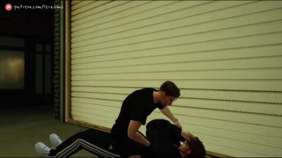 Officer Cole like a little mating press on a stranger's bed