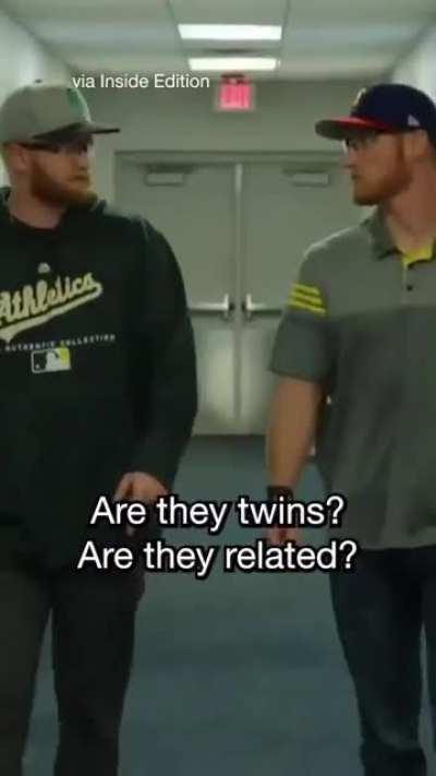 Two doppelgängers, same name, same height, same hair colour, same profession.