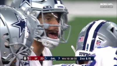 [Highlight] Official doesn't get out of the way leading to a Cowboys delay of game