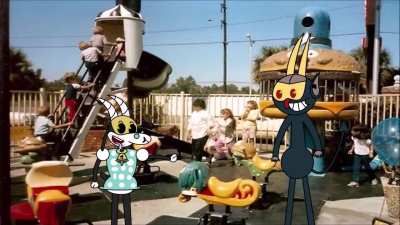 The Cuphead Show - The Devil dumps his blind date at Mcdonald's 👿🍔🍟