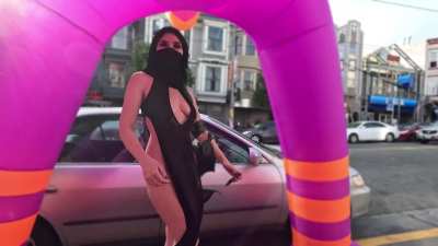 I loved dressing up for Halloween, I hope you don't mind I left my panties at home?