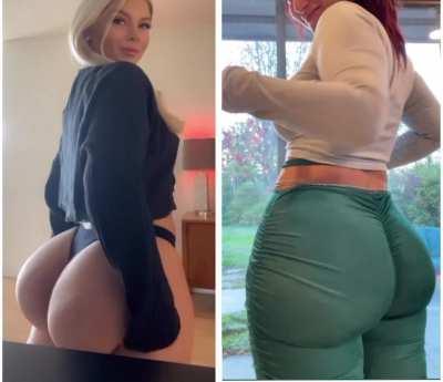 Big juicy ass 🥵👀 (which one would you pick ?) 😈