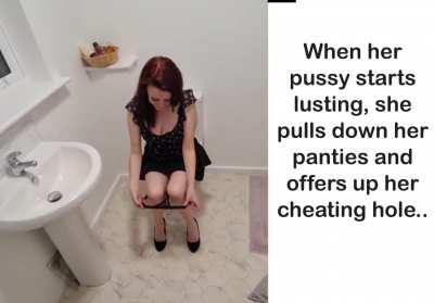 While you're downstairs she's getting fucked