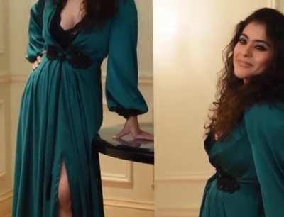 Kajol welcoming visitors when Ajay isn’t home