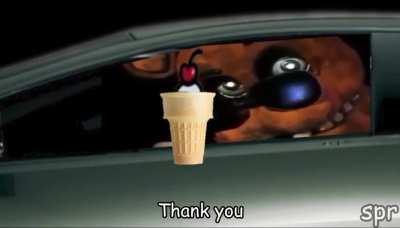 Freddy 🐻🎩🎤 Fardbear goes to Dairy Queen 🥶🍦😎