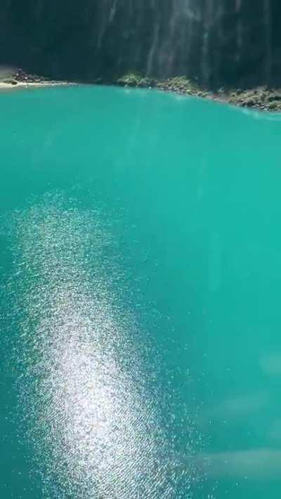 Copper Lake is absolutely stunning, never seen water so blue.