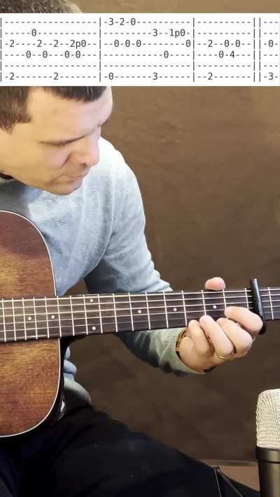 Fingerstyle guitar cover of “This Wandering Day” (Rings of Power) – with free tabs on screen