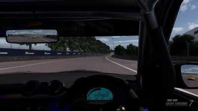 Imagine driving 200kmh+ on LeMans and this happens