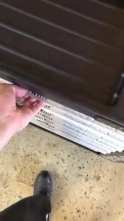 Putting away the last piece in to a perfectly set collection