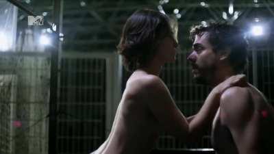 Bianca Comparato, brazilian actress (known for Netflix series 3%) seducing her teacher by the power of her hot perky tits