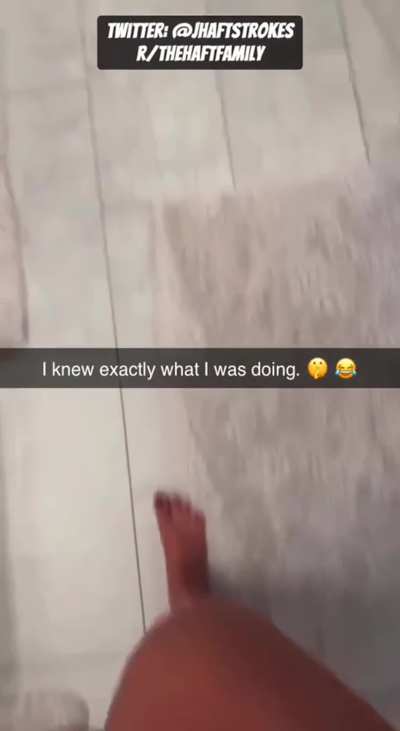 Teasing daddy with Halloween costume