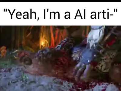 No you're not a artist, shut the fuck up