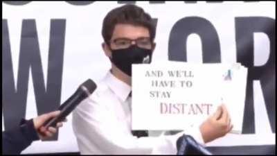 He sounds like a soyjack