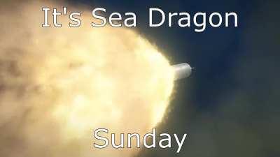 Drop whatever you're doing. IT'S SEA DRAGON SUNDAY