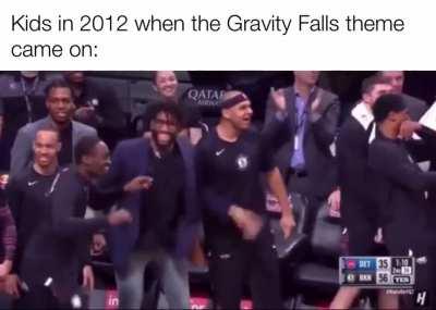 Honestly the Gravity Falls theme song is really catchy